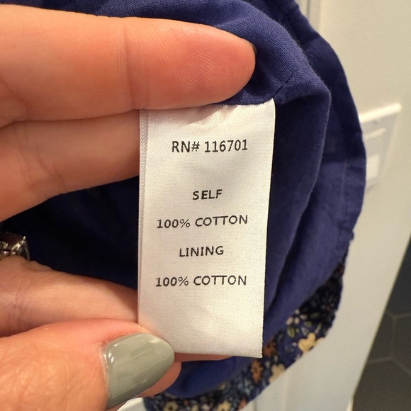 Karlie Multi Floral Puff Short Sleeve Mini Dress Small - Picture 6 of 6